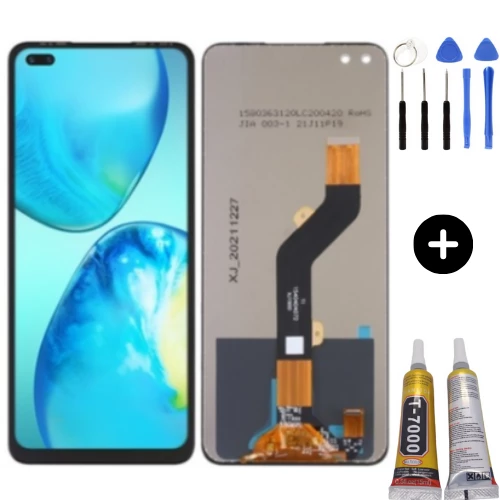 İnfinix Note 8 Uyumlu Lcd Ekran Dokunmatik + Montaj Seti ürün görseli 1