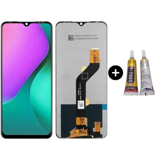 İnfinix Smart 5 Uyumlu HK Lcd Ekran Dokunmatik + B7000 ürün görseli 1