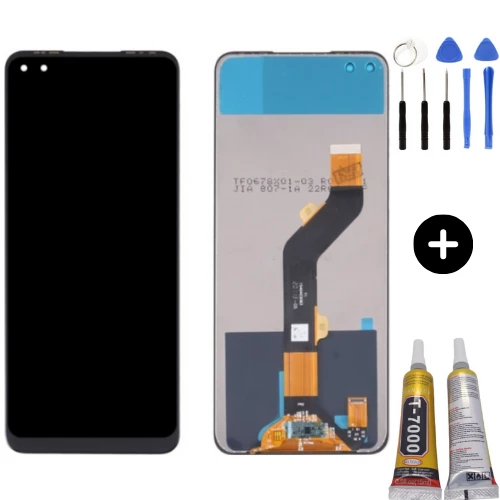 Tecno Camon 16 Pro Uyumlu Lcd Ekran Dokunmatik + Montaj Seti ürün görseli 1