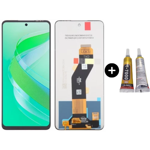 İnfinix Smart 8 Pro Uyumlu A Kalite Lcd Ekran Dokunmatik + B7000 ürün görseli 1