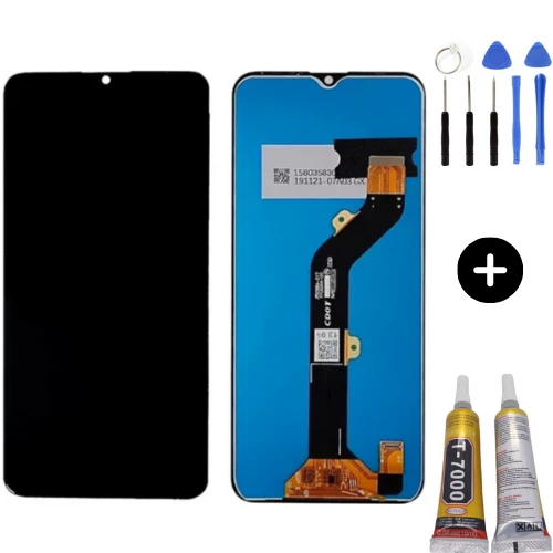 Tecno Spark 7 Uyumlu A Kalite Lcd Ekran Dokunmatik + Montaj Seti ürün görseli 1