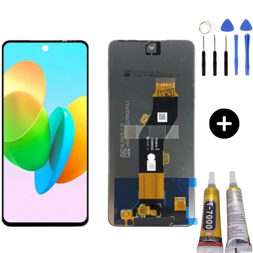 Tecno Spark 20C Uyumlu HK Lcd Ekran Dokunmatik + Montaj Seti ürün görseli 1