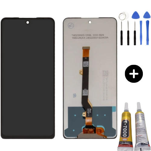 Tecno Spark 20 Pro Uyumlu Lcd Ekran Dokunmatik + Montaj Seti ürün görseli 1