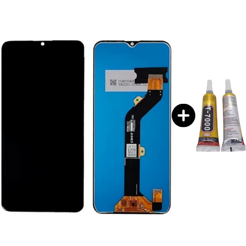 Tecno Spark 7 Uyumlu Servis Lcd Ekran Dokunmatik + B7000 ürün görseli 1