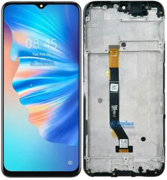 Tecno Spark 8T Uyumlu Çıtalı Lcd Ekran Dokunmatik ürün görseli 1