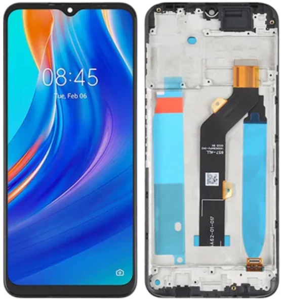 Tecno Spark 7T Uyumlu Çıtalı HK Lcd Ekran Dokunmatik ürün görseli 1