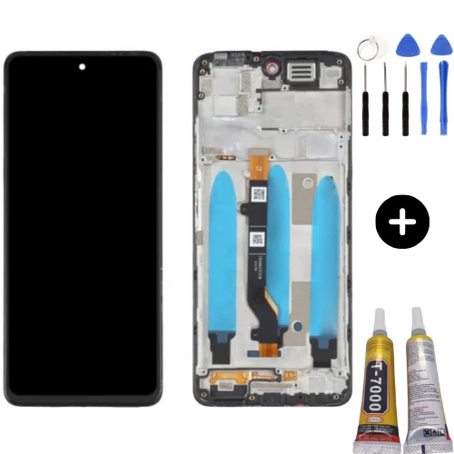 Tecno Spark 8 Pro Uyumlu Çıtalı Lcd Ekran Dokunmatik + Montaj Seti ürün görseli 1
