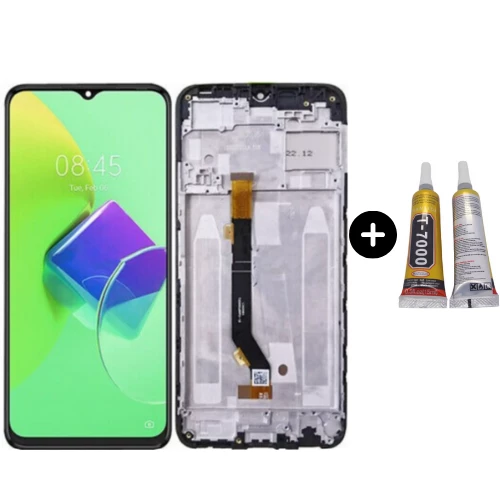 Tecno Spark 9 Pro Uyumlu Çıtalı OLED Lcd Ekran Dokunmatik + B7000 ürün görseli 1