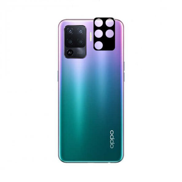 Ceponya Oppo Reno 5 Lite 3D Kamera Lens Koruyucu Temperli Cam ürün görseli 1