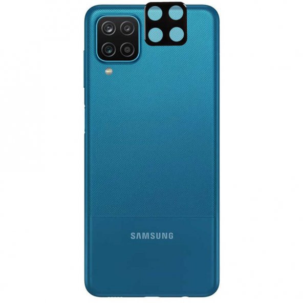 Ceponya Galaxy A12 3D Kamera Lens Koruyucu Temperli Cam ürün görseli 1
