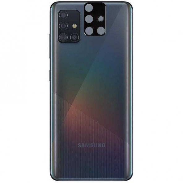 Ceponya Galaxy A51 3D Kamera Lens Koruyucu Temperli Cam ürün görseli 1