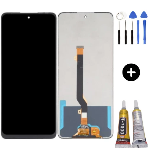 Tecno Spark 8T Uyumlu Servis Lcd Ekran Dokunmatik + Montaj Seti ürün görseli 1