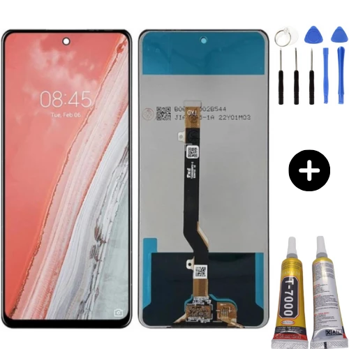 Tecno Spark 8 Pro Uyumlu Lcd Ekran Dokunmatik + Montaj Seti ürün görseli 1