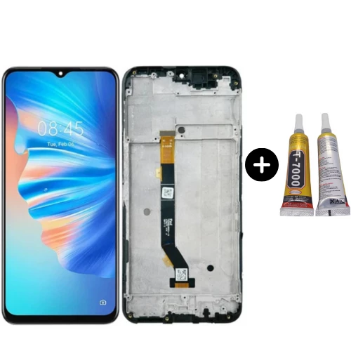 Tecno Spark 8T Uyumlu Çıtalı Servis Lcd Ekran Dokunmatik + B7000 ürün görseli 1