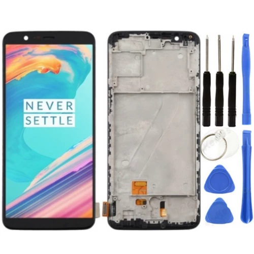 Oneplus 5T Uyumlu Çıtalı Servis Lcd Ekran Dokunmatik + Tamir Seti ürün görseli 1