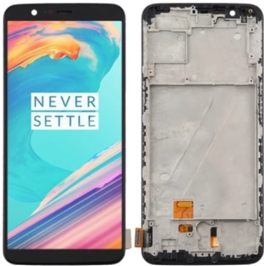 Oneplus 5T Uyumlu Çıtalı Servis Lcd Ekran Dokunmatik ürün görseli 1