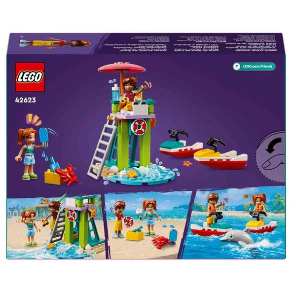 LEGO Friends Plaj Su Motoru 42623 - Resim 3