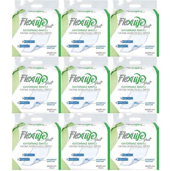 Flexi Life Yetişkin Alt Açma Yatak Koruyucu Örtü 60*90CM 270 Adet Kaydırmaz ürün görseli 1