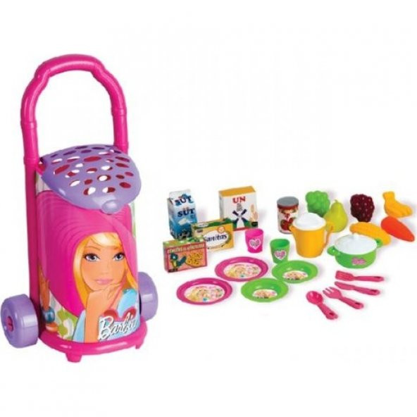 Barbie Pazar Arabası 01508 - Resim 2