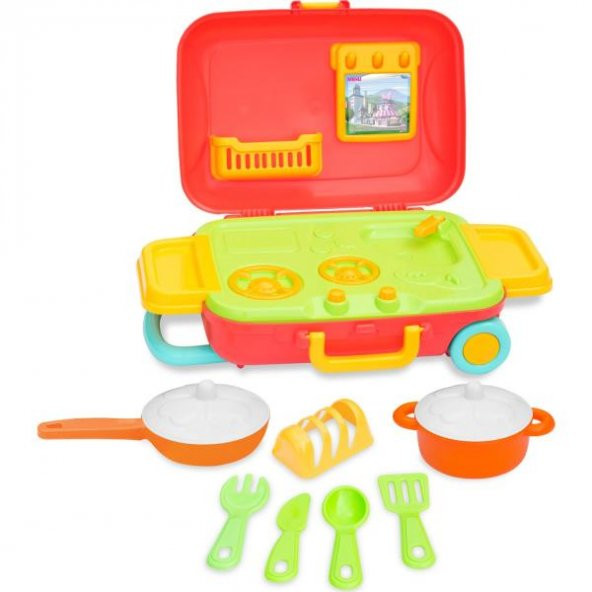 Minnie Mouse Mutfak Set Bavulum 03479 - Resim 4