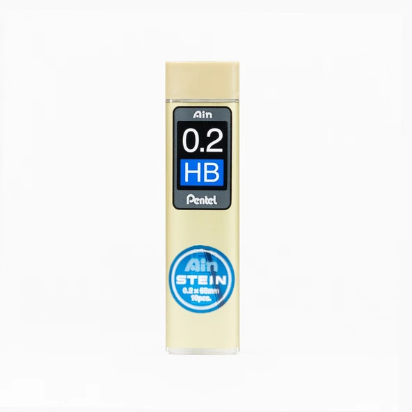 Pentel Ain Stein 0.2 mm HB 10'lu Min (Uç) ürün görseli 1