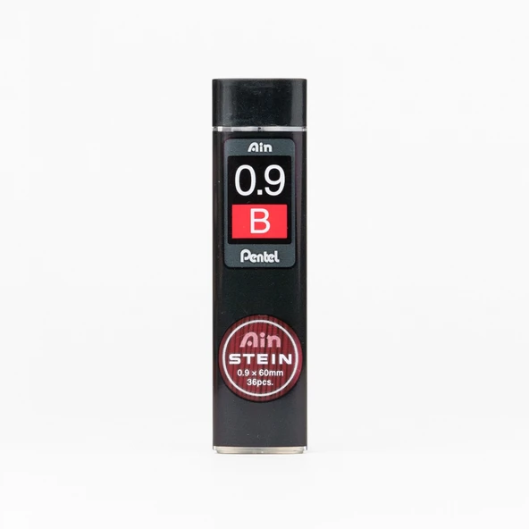 Pentel Ain Stein 0.9 mm B 36'lı Min (Uç) ürün görseli 1