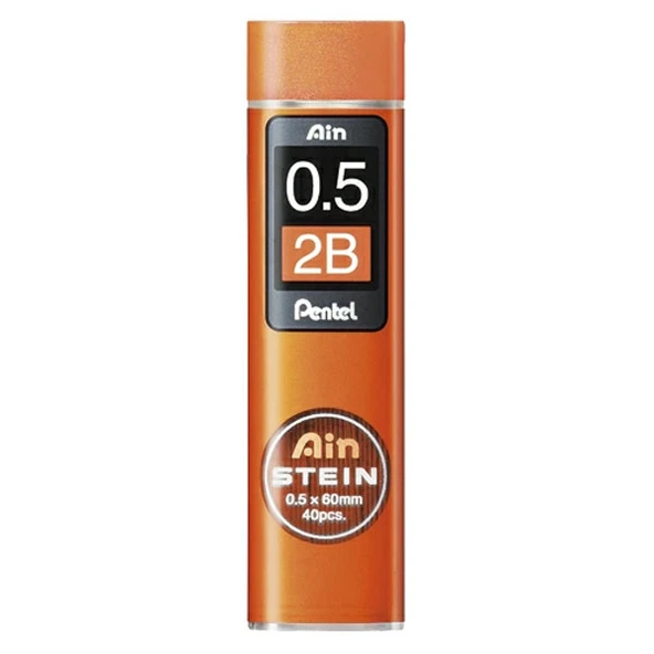Pentel Ain Stein 0.5 mm 2B 40'lı Min (Uç) ürün görseli 1