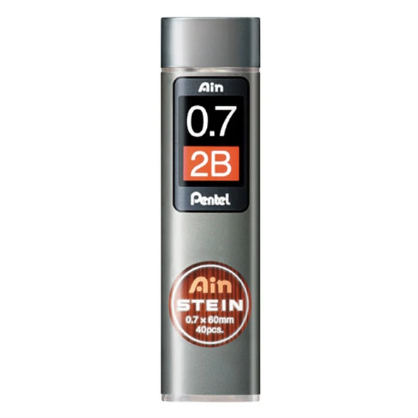 Pentel Ain Stein 0.7 mm 2B 40'lı Min (Uç) ürün görseli 1