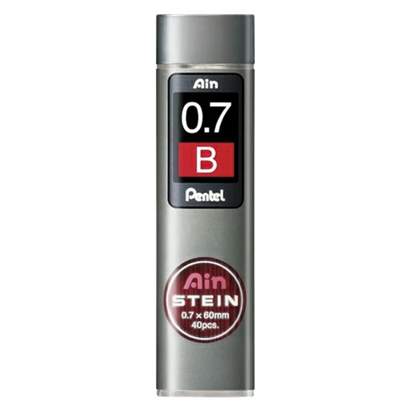 Pentel Ain Stein 0.7 mm B 40'lı Min (Uç) ürün görseli 1
