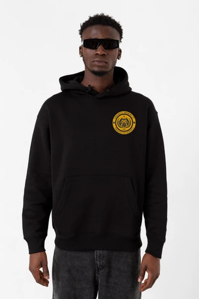 He Man Grayskull Brewing Co Logo Siyah Erkek 3ip Kapşonlu Sweatshirt ürün görseli 1