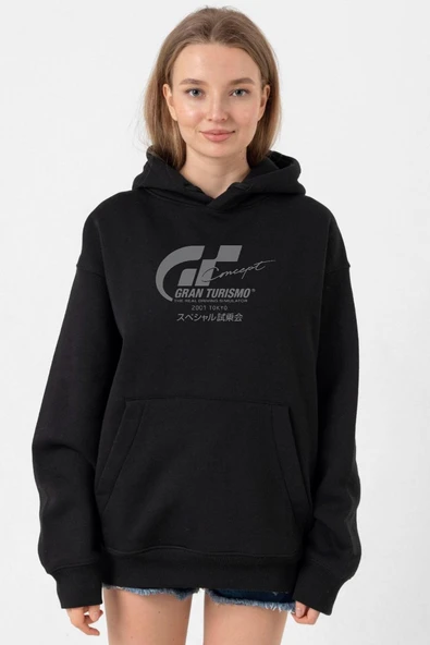 Gran Turismo Concept Siyah Kadın 3ip Kapşonlu ürün görseli 1