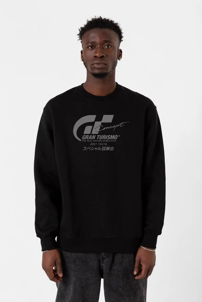 Gran Turismo Concept Siyah Erkek 2ip Sweatshirt ürün görseli 1