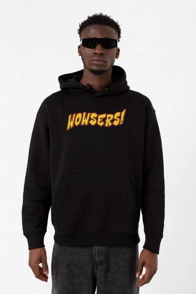 Inspector Gadget Wowsers Siyah Erkek 3ip Kapşonlu Sweatshirt ürün görseli 1