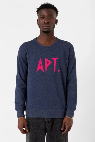 Blackpink Apt indigo Erkek 2ip Sweatshirt ürün görseli 1