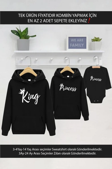 King Princess Baba Kız (TEK ÜRÜN FİYATIDIR KOMBİN YAPMAK İÇİN EN AZ 2 ADET SEPETE EKLEYİNİZ) ürün görseli 1