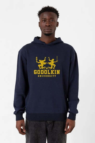 Gen V Godolkin University Logo Lacivert Erkek 3ip Kapşonlu ürün görseli 1