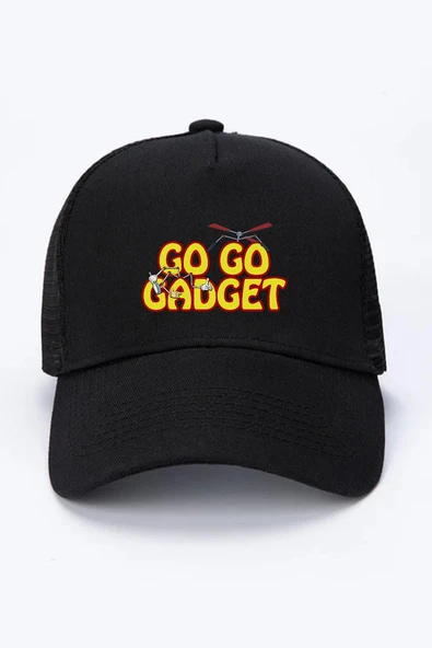 Inspector Gadget Go Go Gadget Siyah Fileli Şapka ürün görseli 1