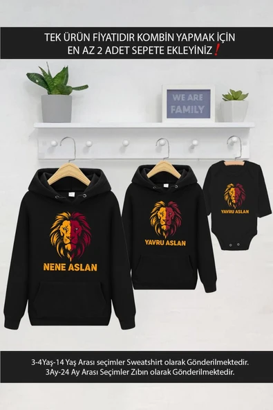 Leon Nene Yavru Aslan Nene Torun TEK ÜRÜN FİYATIDIR KOMBİN YAPMAK İÇİN EN AZ 2 ADET SEPETE EKLE ürün görseli 1