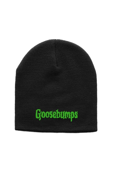 Goosebumps Lettern Siyah Örme Bere ürün görseli 1