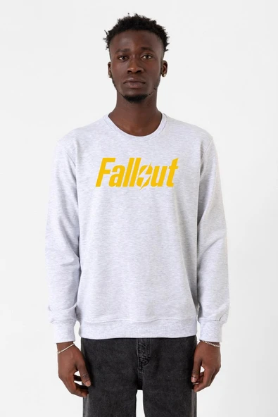 Fallout Lettern Karmelanj Erkek 2ip Sweatshirt ürün görseli 1
