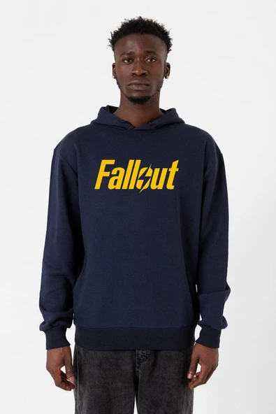 Fallout Lettern Lacivert Erkek 3ip Kapşonlu ürün görseli 1