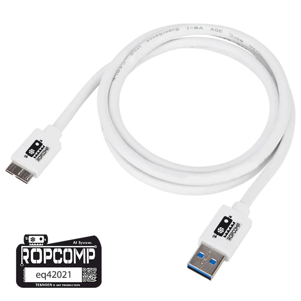 Ropcomp USB Micro-B Data Kablosu USB 2.0 ürün görseli 1