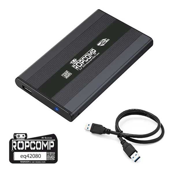 Ropcomp 2.5" USB 3.0 Sata Harici Harddisk Kutusu ürün görseli 1