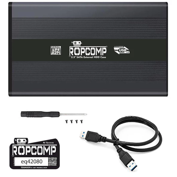 Ropcomp 2.5" USB 3.0 Sata Harici Harddisk Kutusu - Resim 3
