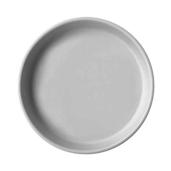 Oioi Basics Mama Tabağı Powder Grey ürün görseli 1