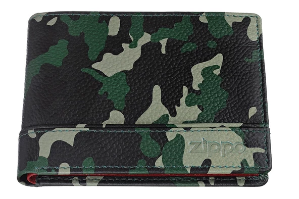 Zippo Deri Cüzdan Tri-Fold Yeşil (2006051) ürün görseli 1