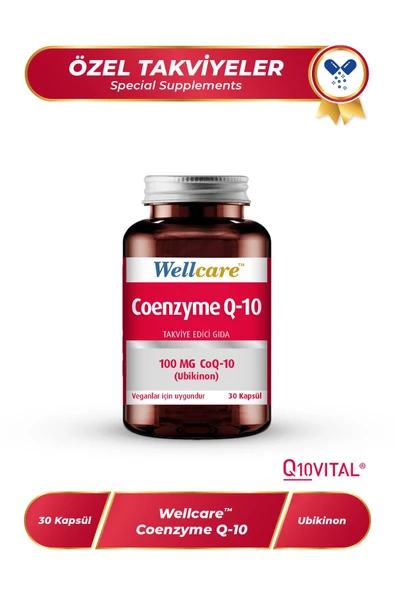 Wellcare Coenzyme Q10 100 Mg 30 Kapsül ürün görseli 1