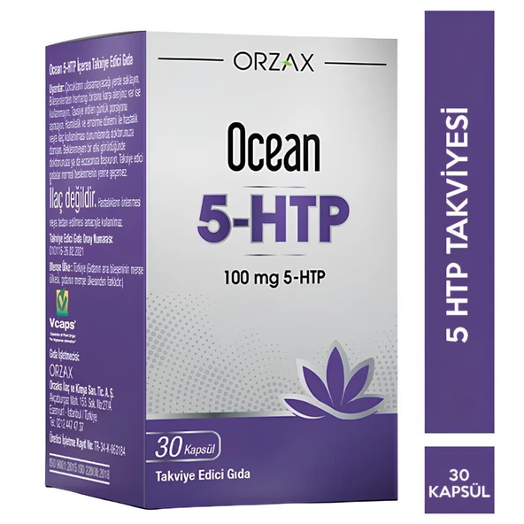 Ocean 5 HTP 100 mg 30 Kapsül ürün görseli 1