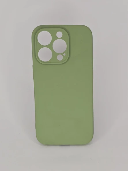 İPHONE 14 PRO CAPPY SİLİKON YEŞİL KILIF ürün görseli 1