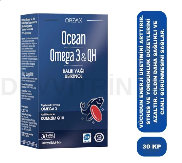 Ocean Omega 3 QH 30 Kapsül ürün görseli 1
